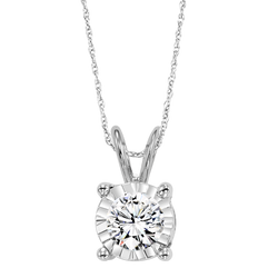 14K Diamond Pendant