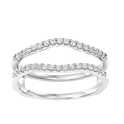 Diamond Insert Ring 1/3 ctw