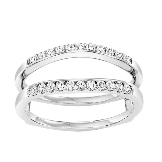 Diamond Insert Ring 1/3 ctw