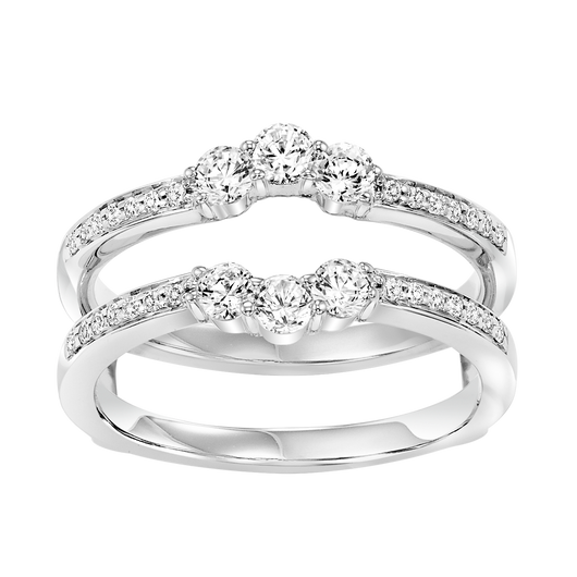 14K Diamond Insert Ring 5/8 ctw