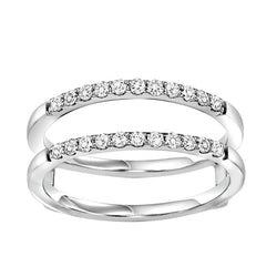 14K Diamond Insert Ring 1/3 ctw