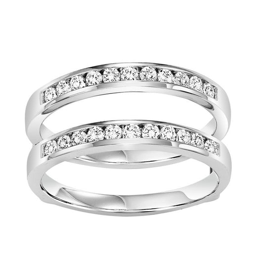 14K Diamond Insert Ring 1/2 ctw