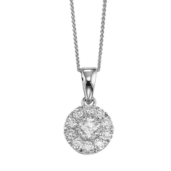 Diamond Sensation Pendant Round Shape 1 ctw