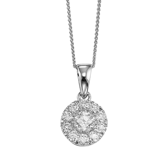 Diamond Sensation Pendant Round Shape 1 ctw