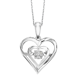 Silver Diamond ROL Pendant - ROL1045