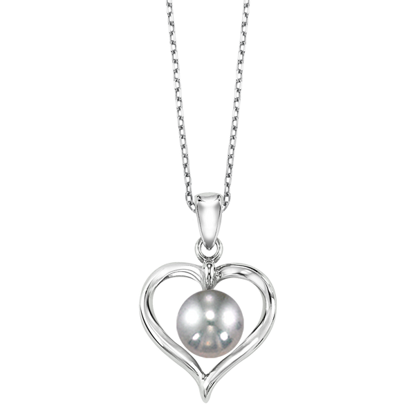 Silver Pearl Pendant - 096PG