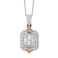 14K Diamond Pendant