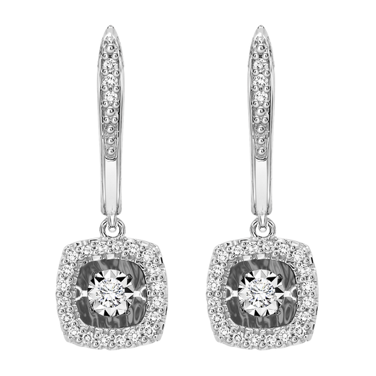 14K Diamond ROL Earrings 1/5 ctw