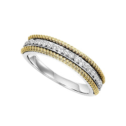 14K Diamond Band 1/4 ctw