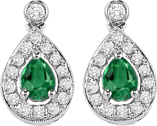 Color Ensembles Earrings - Emerald