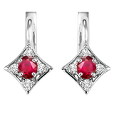 Color Ensembles Earrings - Ruby