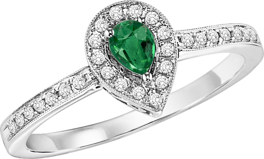 Color Ensembles Ring - Emerald