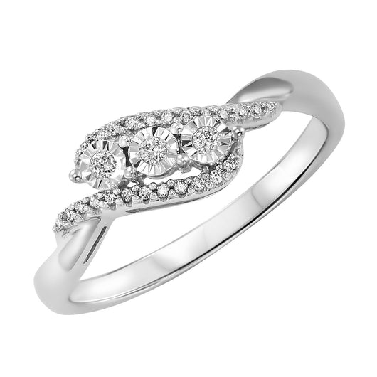 14k Diamond Ring 1/10ctw