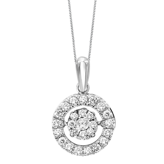 Gold Diamond ROL Pendant 1/2 ctw