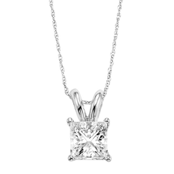 P/Cut Diamond Solitaire Pendant