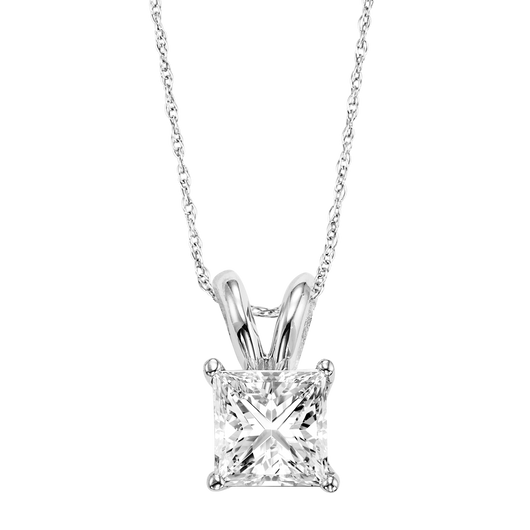 P/Cut Diamond Solitaire Pendant