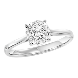 TriStar 14KW Diamond Ring